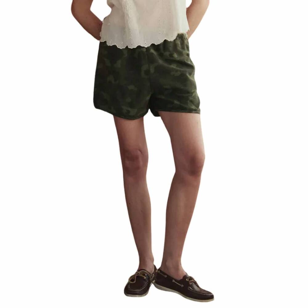 NEW THE GREAT. the dolphin shorts in black